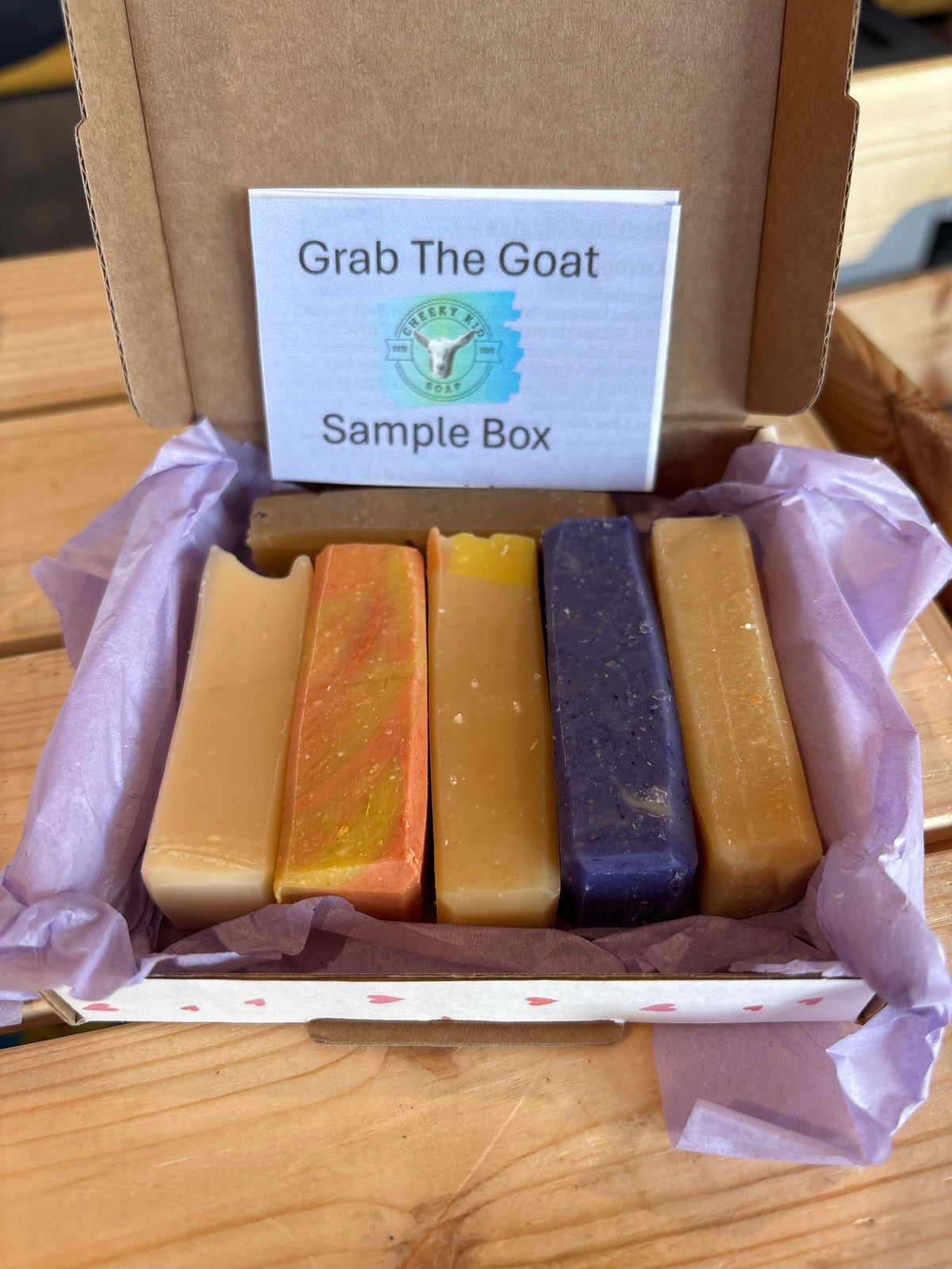 Grab The Goat sample box