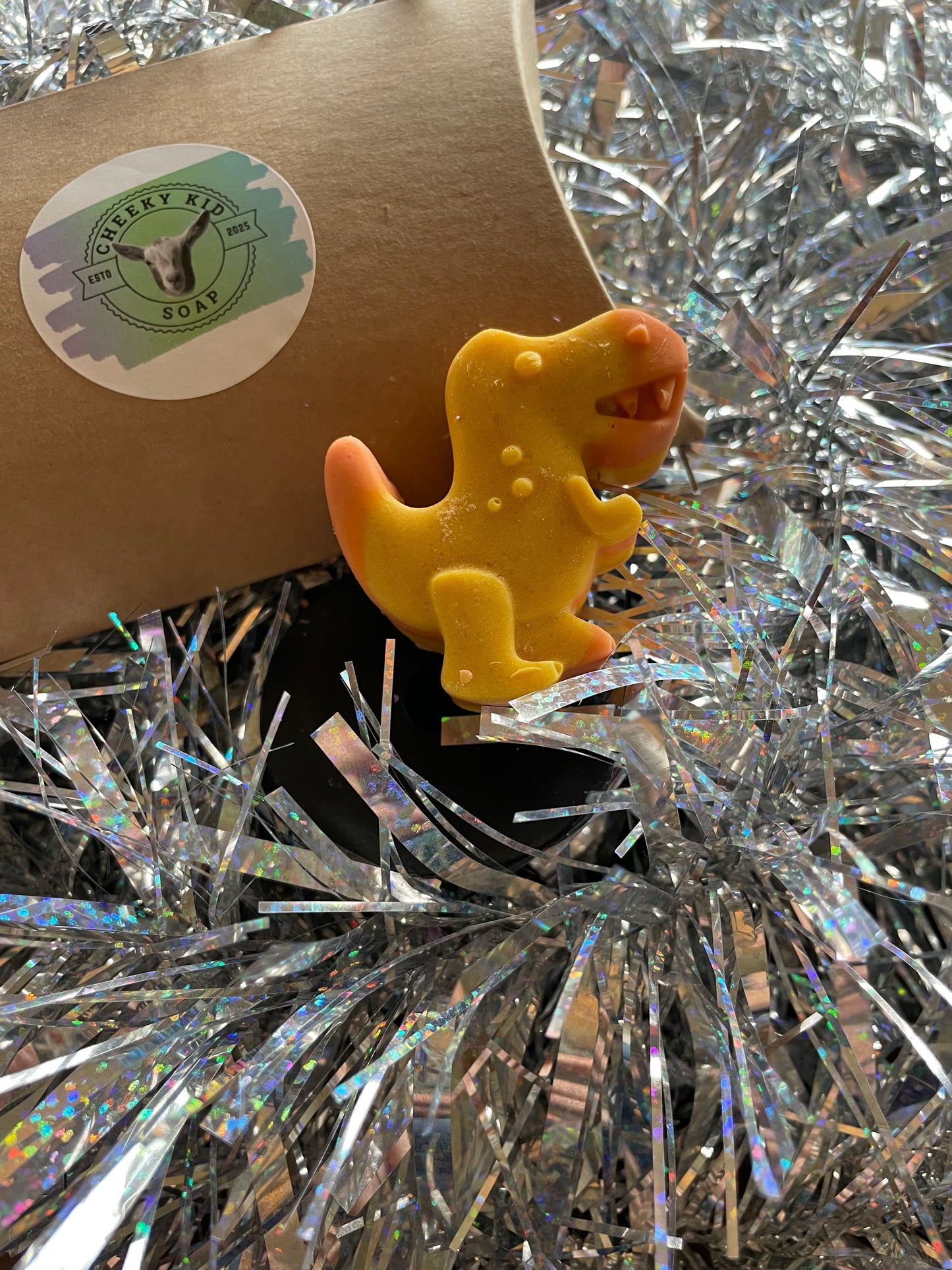 Citrus Tinsel Dinosaur