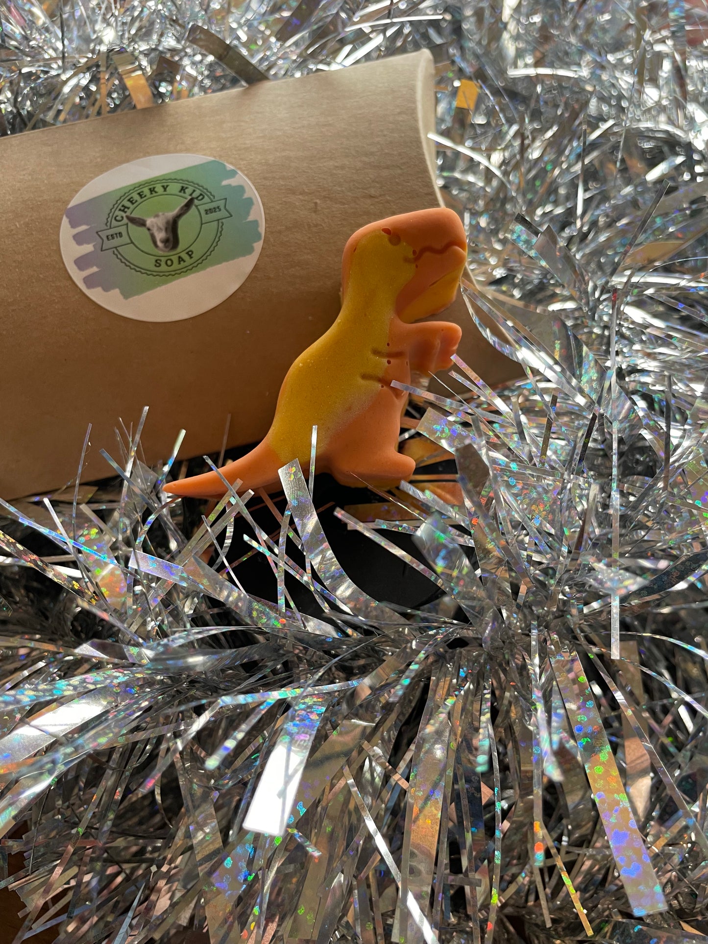 Citrus Tinsel Dinosaur