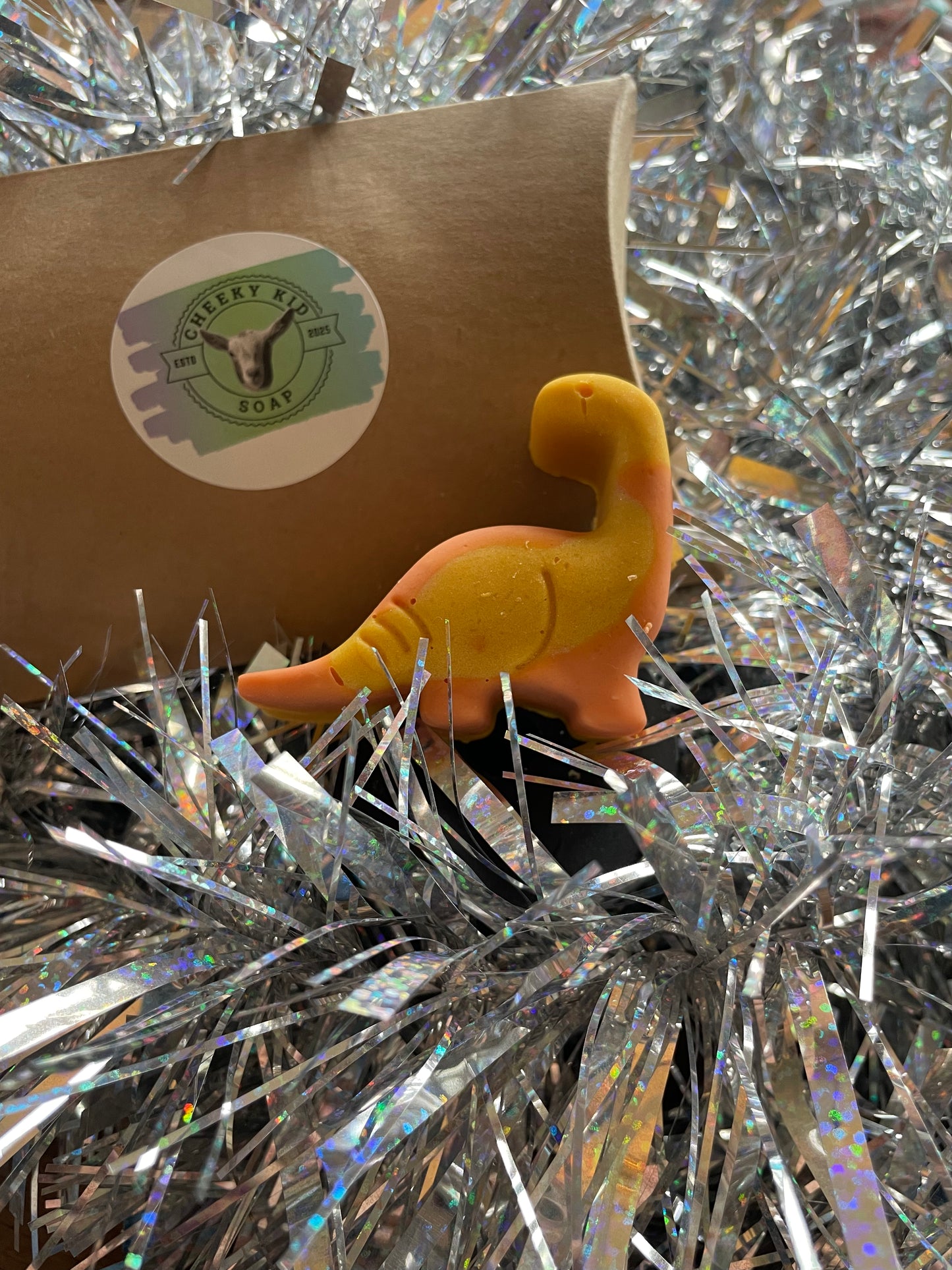 Citrus Tinsel Dinosaur